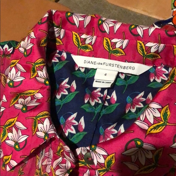 diane von furstenberg silk scarf dress - Picture 2 of 5